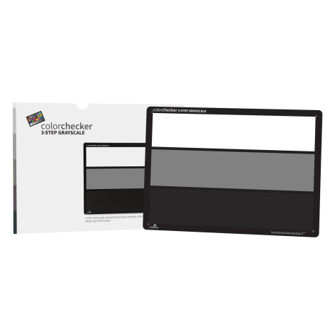 ColorChecker 3-Step Grayscale